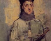 埃德加德加 - Woman with an Umbrella